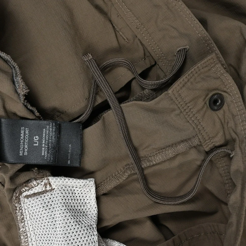 The North Face Pants Mens L 34x29 Brown‎ Convertible Cargo Ankle Zips Drawstring